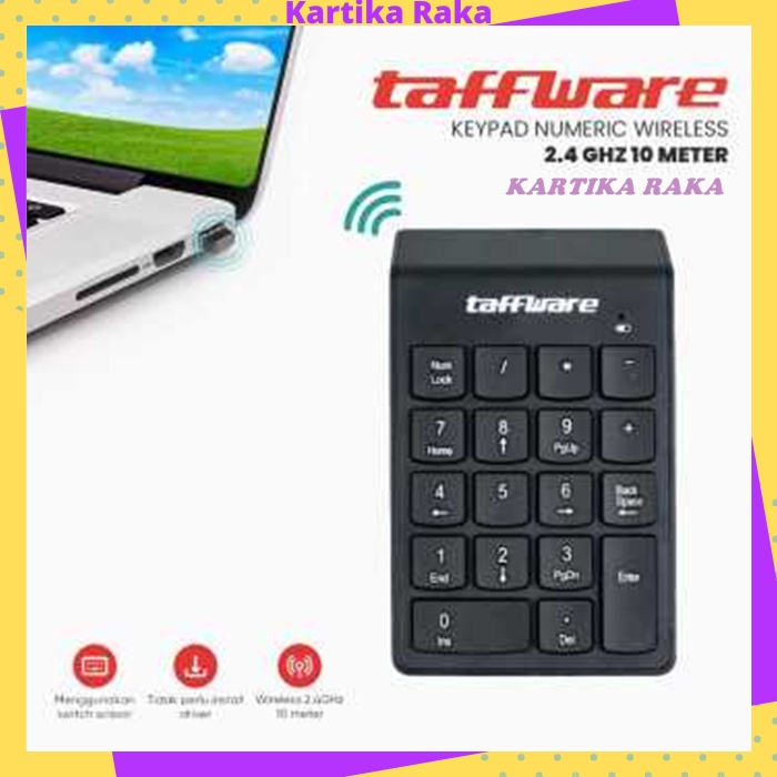 KR Taffware Keypad Numeric Wireless 2.4 GHz 10 Meter - i120