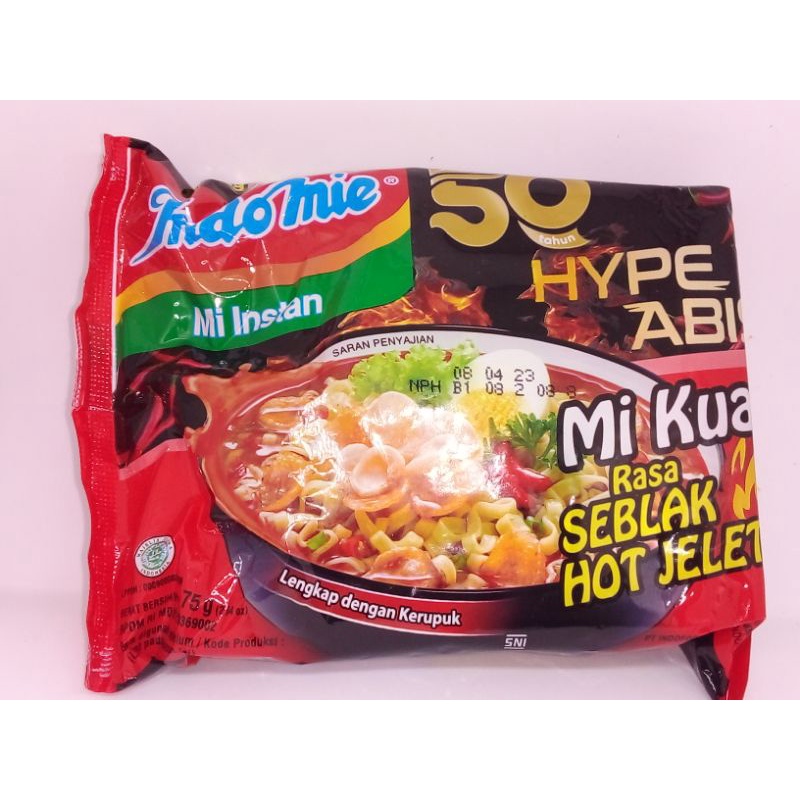 

INDOMIE HYPE ABIS SEBLAK HOT JELETOT