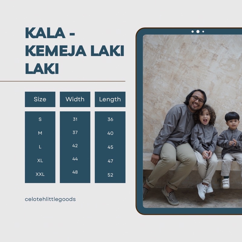 Celotehlittlegoods - Kala Raya Family Set  - Set lebaran keluarga