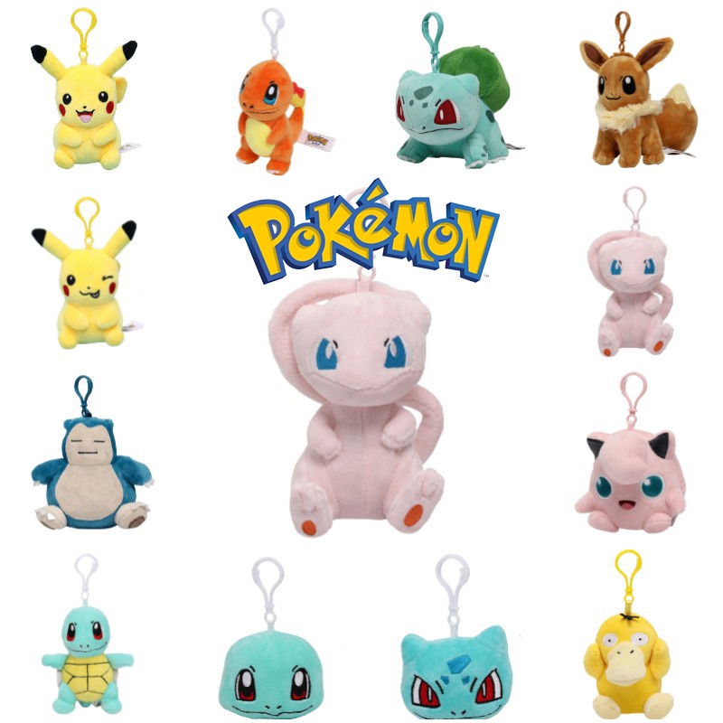 Fun Charmander Plush Pendant Hadiah Natal Anak-Anak Gantungan Kunci