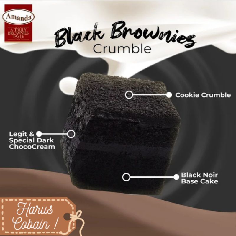 

Black Brownies Crumble