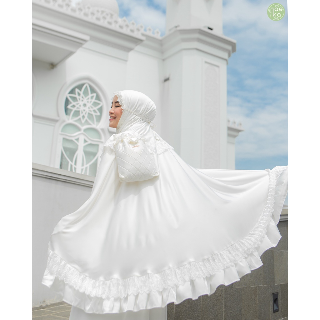 Naeka Mukena Hajj 2in1 Series Silk Premium Mukena Umroh