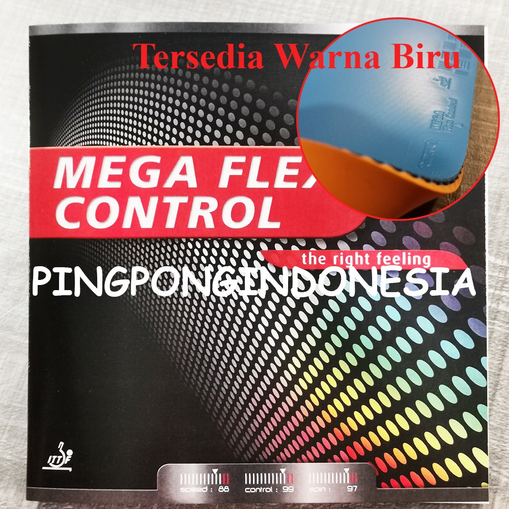 GEWO Mega Flex Control - Karet Pingpong Rubber Tenis Meja Bet Bat