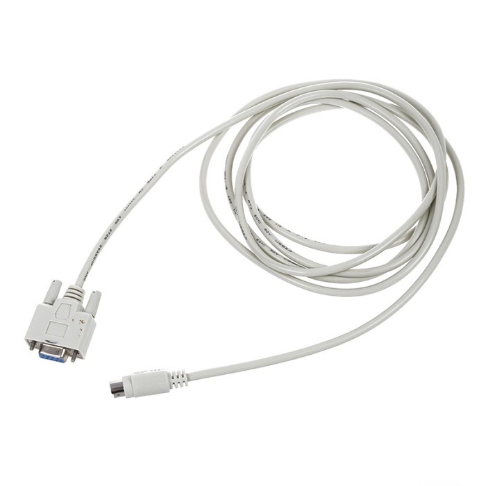 [Ds4F0V] Kabel Download Db9P Ke 8P Mini Din Rs232 8.2Ft Warna Putih Untuk Plc