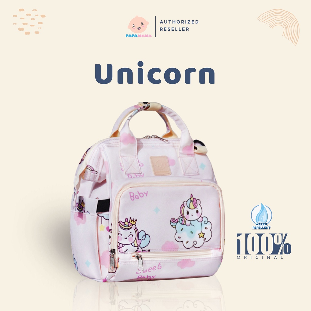 Papamama Pattern Mini Pattern Bag - Unicorn : 1063