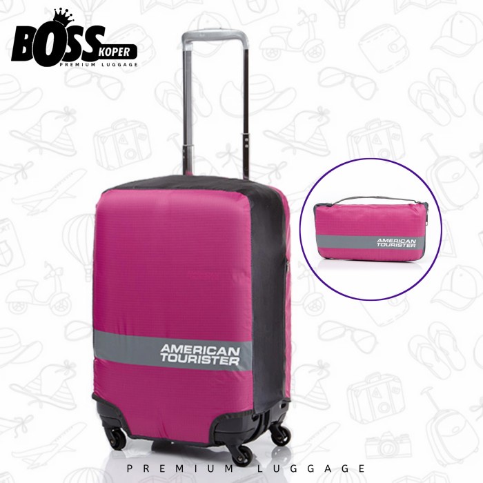 Cover koper 20 inch elastis ORIGINAL AMERICAN TOURISTER Foldable S+