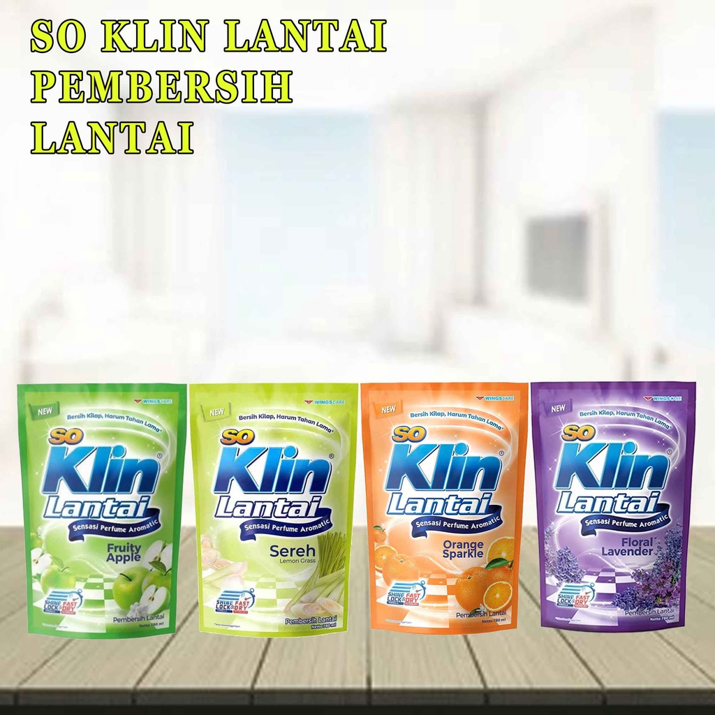 So Klin / So klin lantai / 780ml / Pembersih lantai / Sabun cair