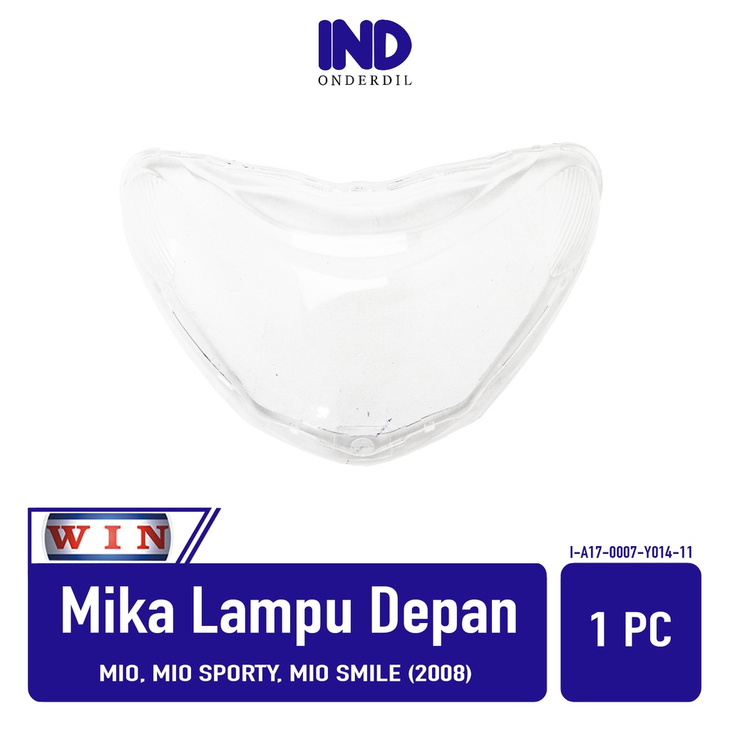Mika Kaca Reflektor Lampu Depan-Headlamp Mio Smile-Sporty 2008-2009-2010-2011-2012
