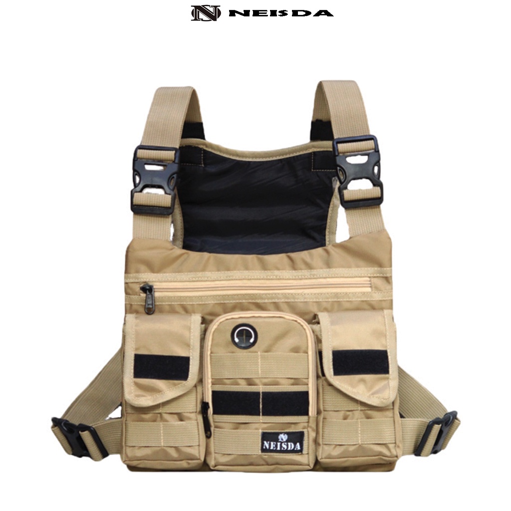 Chest bag tas dada tactical neisda rider one krem