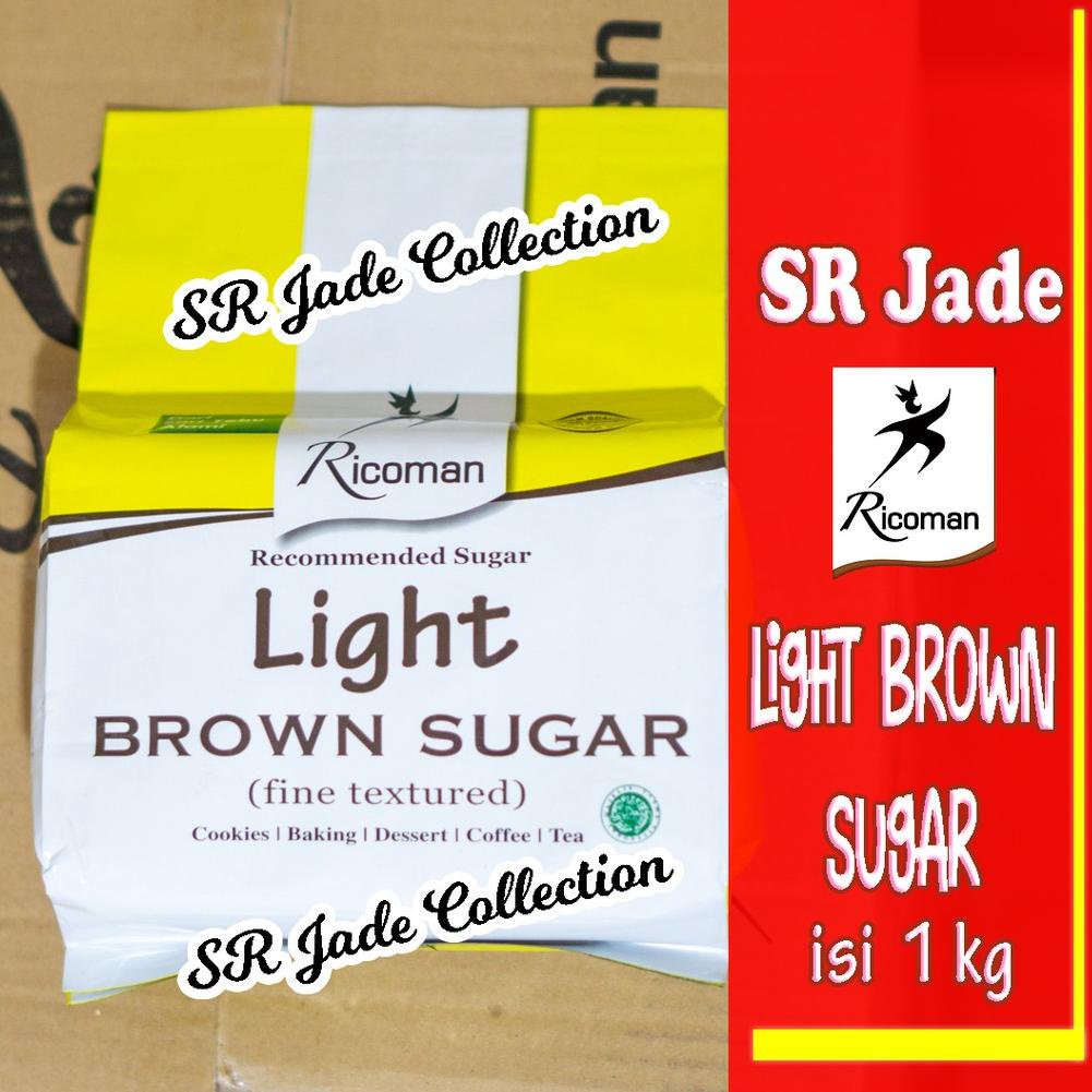 

Baru Ricoman Light Brown Sugar 1Kg Gula WID