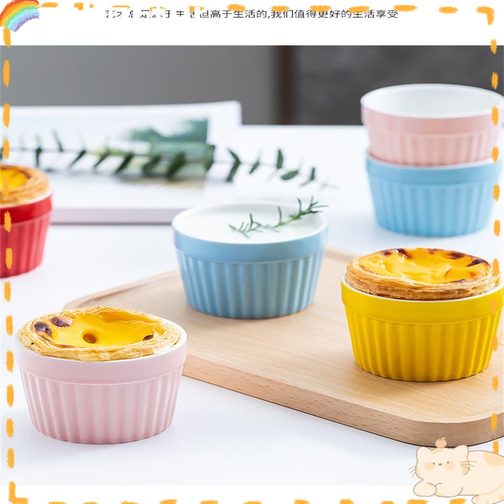 Solighter Pudding Cup Baking Bowl Mangkok Dessert Kue Mangkok Panggang Puding