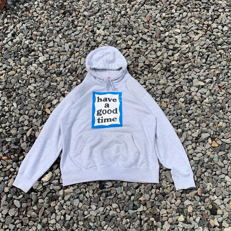 Hoodie Have a good time frame blue