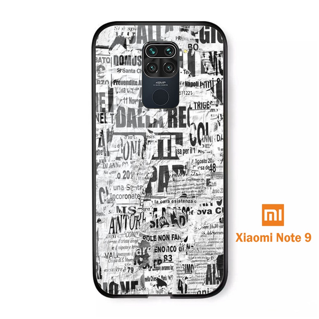 Softcase Kaca XIAOMI REDMI NOTE 9  - Case Handphone XIAOMI REDMI 9 [T75]