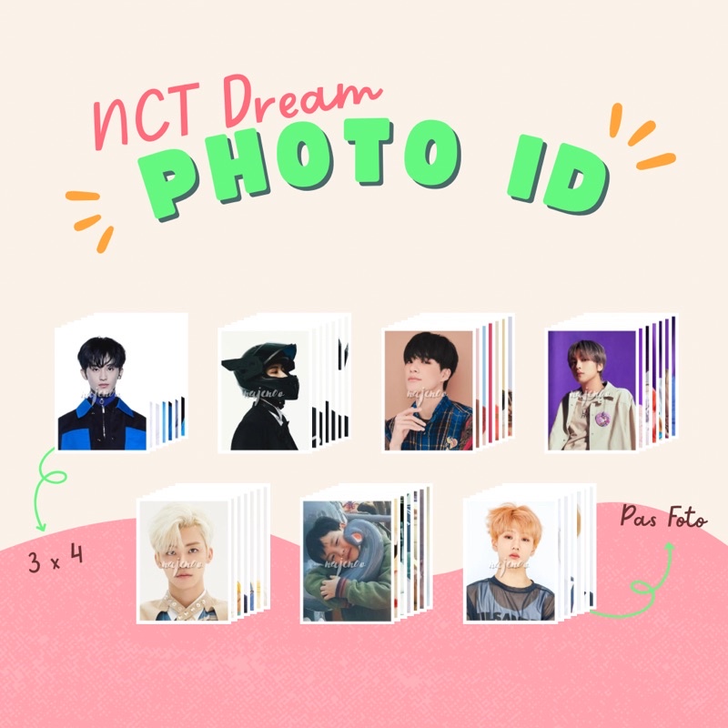 [MEMBER] NCT DREAM ID PHOTO/ PAS FOTO 3x4 - Member ver
