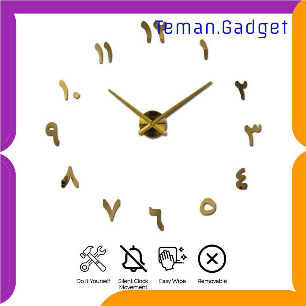 TG-PJM Taffware Jam Dinding DIY Giant Wall Clock Quartz 90-100cm - S031