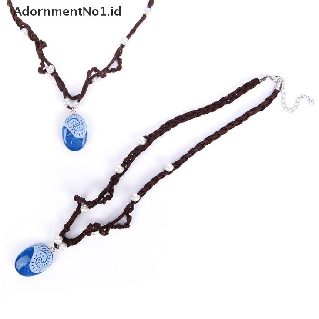 [AdornmentNo1] Gadis Wanita Fashion Moana Kalung Cosplay Liontin Rantai Perhiasan Necklace [ID]