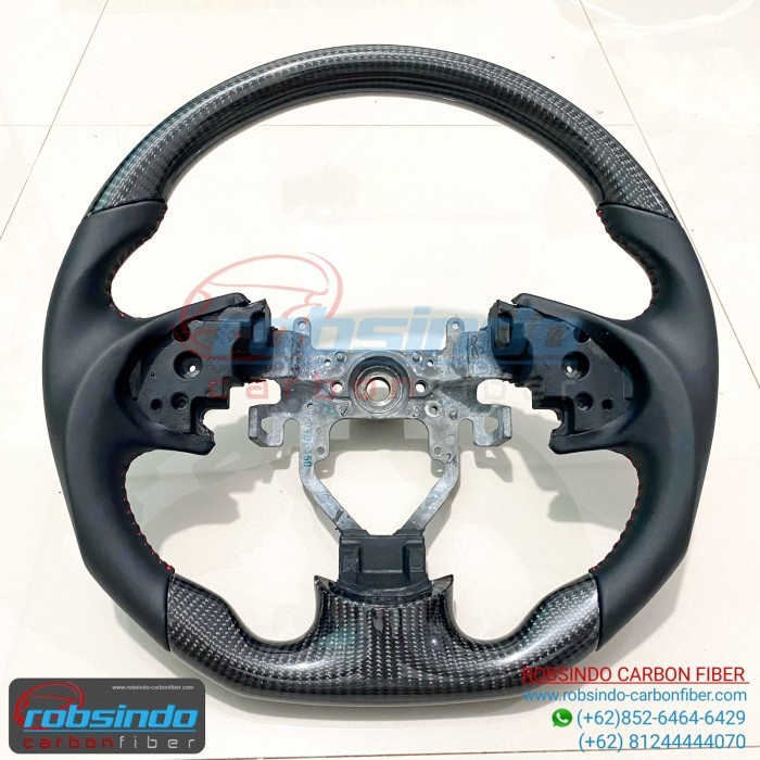 lingkar rangka stir steering wheel pajero sport outlander carbon