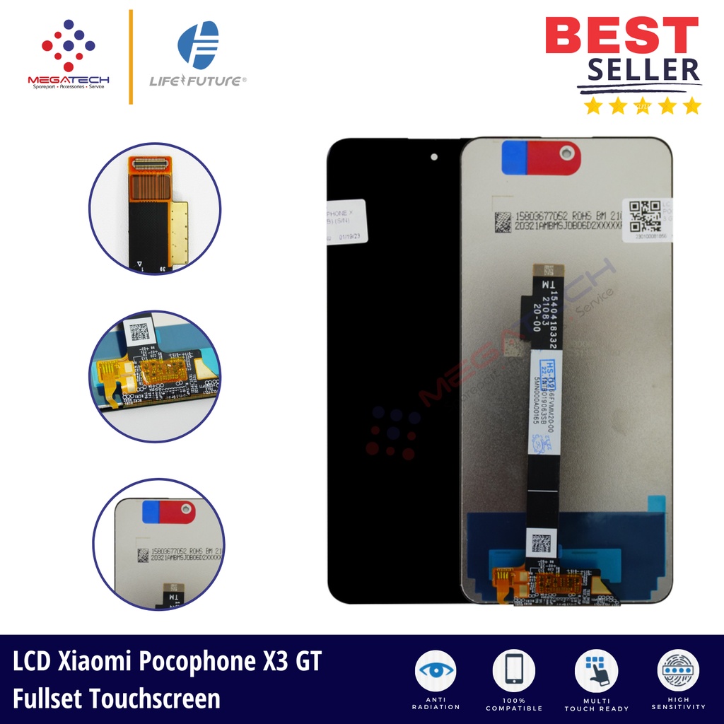 LCD Pocophone X3 GT Fullset Touchscreen