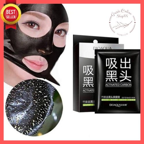 GOS -B411- Masker Komedo Masker Peel Off Veze - Masker Komedo Bamboo Charcoal Blackhead Remover