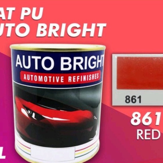 Cat Pu Autobright Red 861 1.L