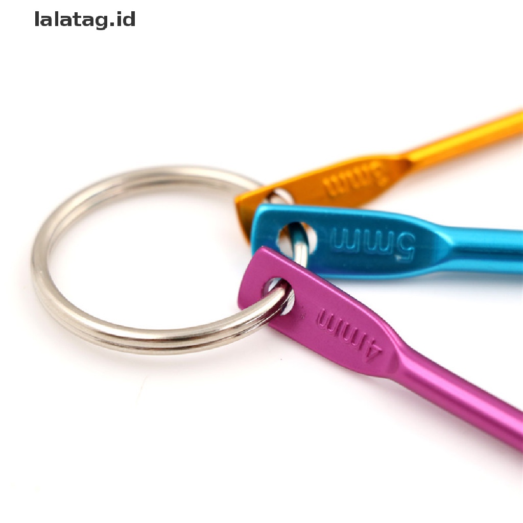 [lalatag] 2pcs Mix Aluminium Crochet Hook Knitg Alat Benang Tenun Rajut [ID]