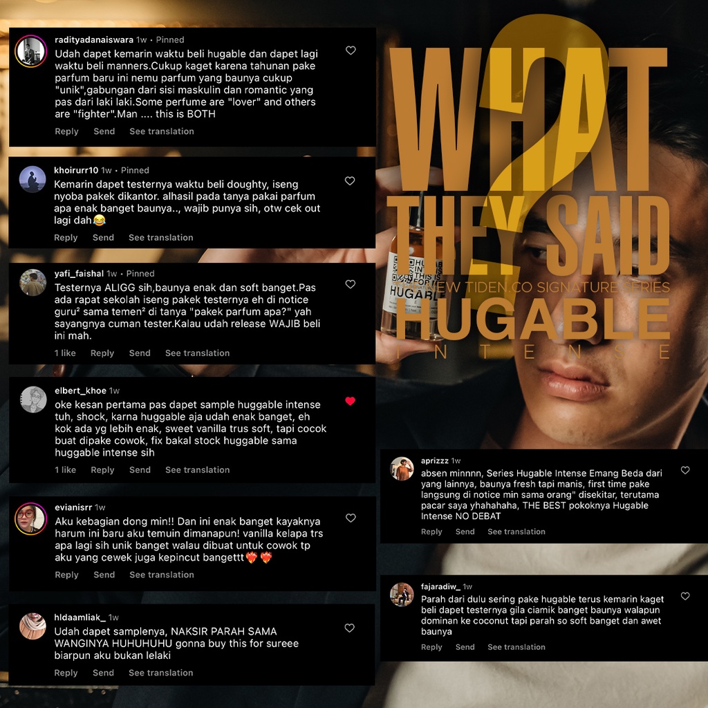 SPECIAL SIGNATURE SERIES | TIDEN.CO Perfume - HUGABLE INTENSE | Parfum Pria