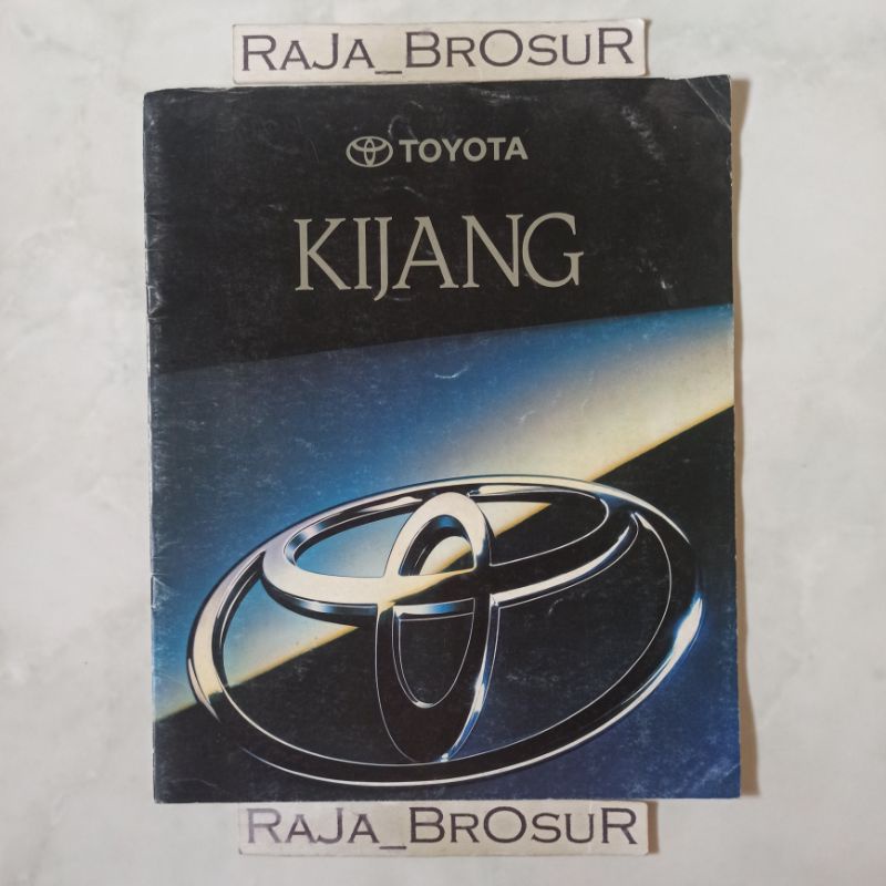 Poster brosur katalog booklet jadul lawas Toyota Kijang Super Kijang Grand Extra Kijang SGX LGX SSX 