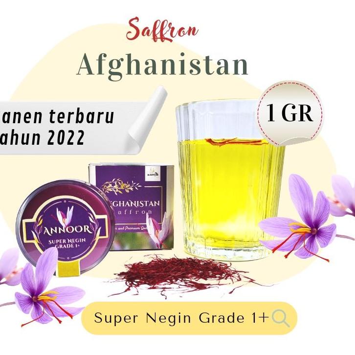 

Diskon | KBM|1 gr Saffron Super Negin Grade 1+ Bersertifikat Original 100% safron zafaran