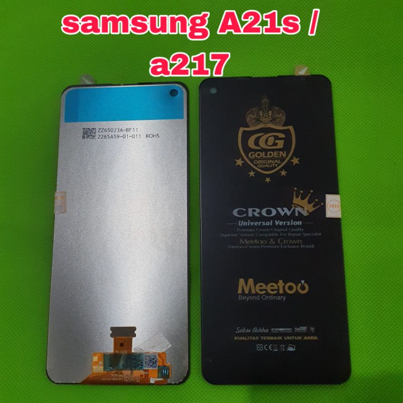 lcd ts touchscreen samsung a21s / a217 fullset