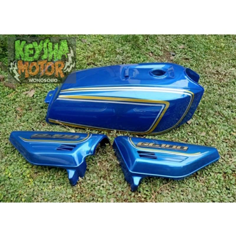 TENGKI TANGKI GL100 GL 100 PRES PABRIK SET BOK AKI BIRU