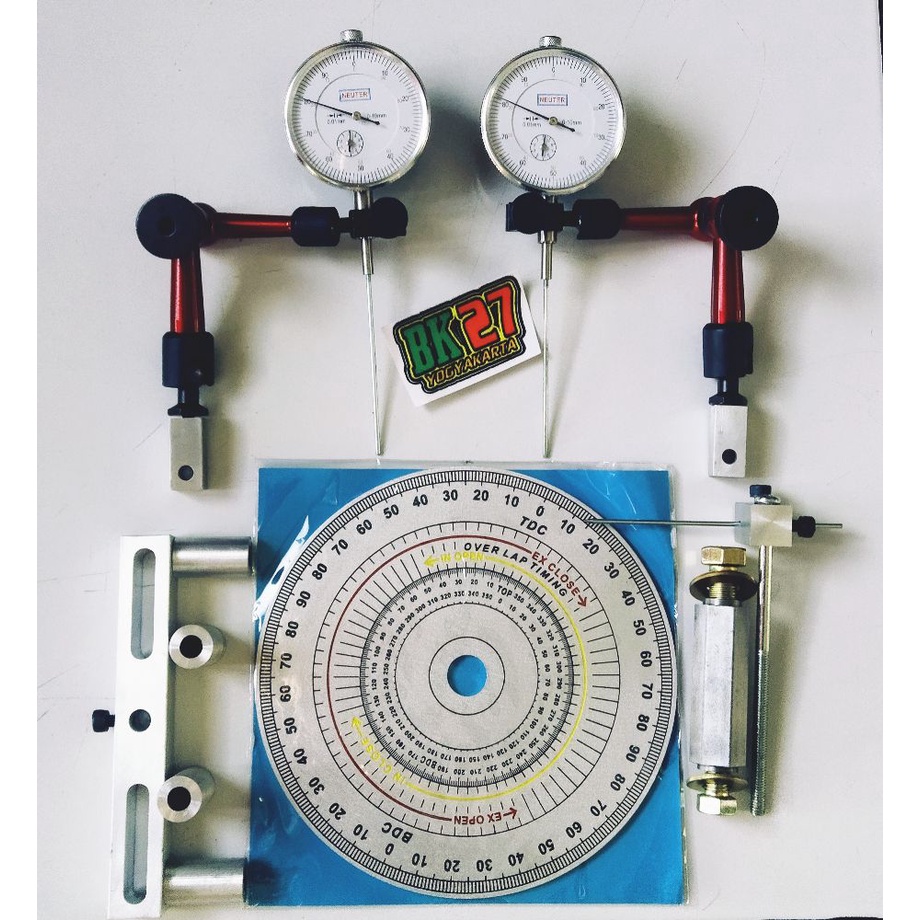 Alat dial noken as robot set busur derajat dial indikator universal camshaft dial tool motor matic b