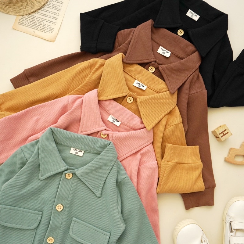 LITTLECAIM - COZY CARDIGAN | jaket anak perempuan | jaket anak lakilaki
