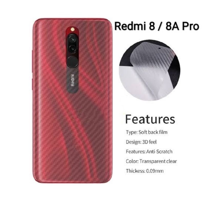 Antigores Skin Carbon Xiaomi Redmi 8 / 8A Pro