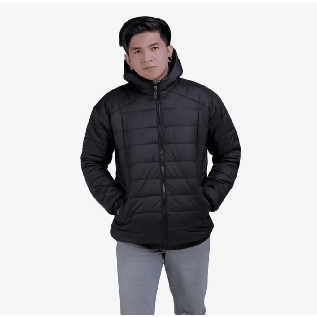 Jaket Puffer Pria original uniqlo hodie