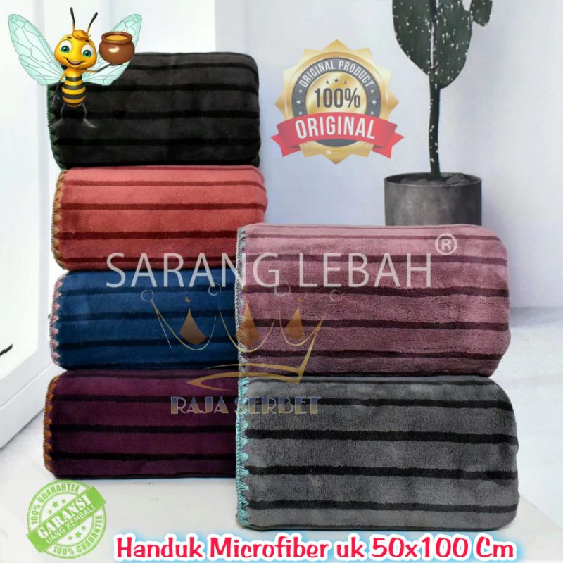 HANDUK MANDI TRAVEL TANGGUNG UK 50X100 CM KATUN/MICROFIBER