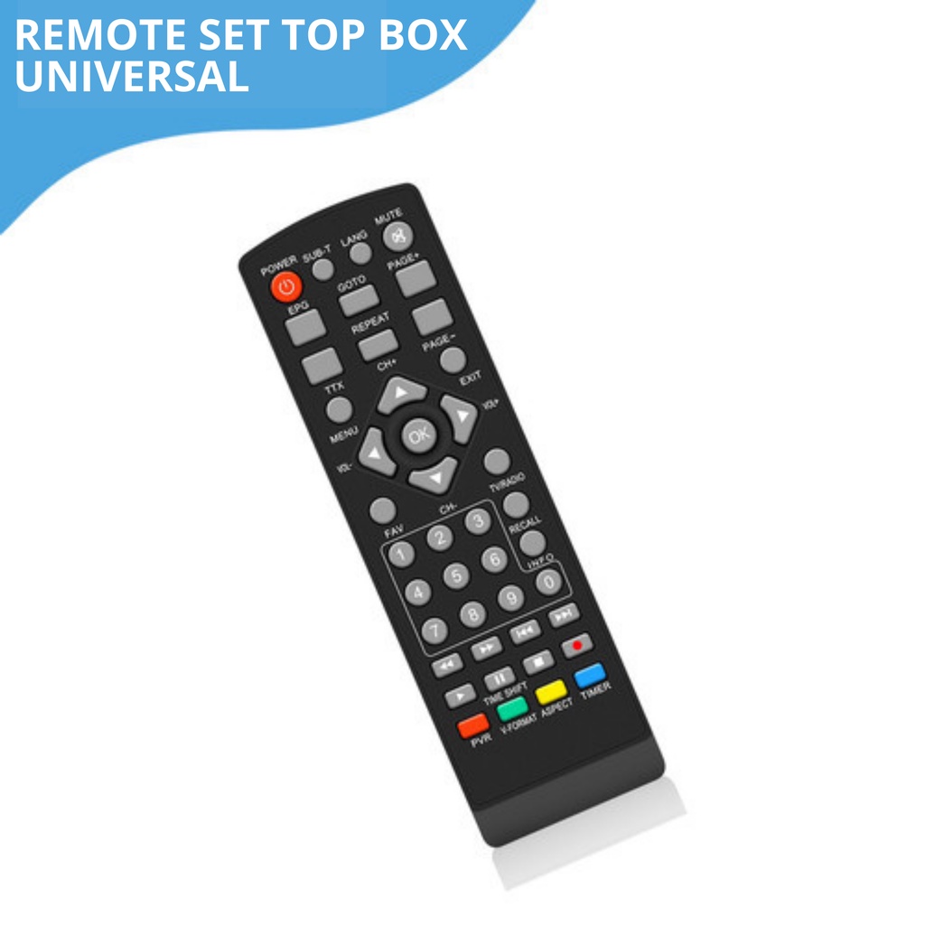 REMOTE SET TOP BOX UNIVERSAL REMOTE DVB-T2 REMOTE UNIVERSAL REMOT STB multi