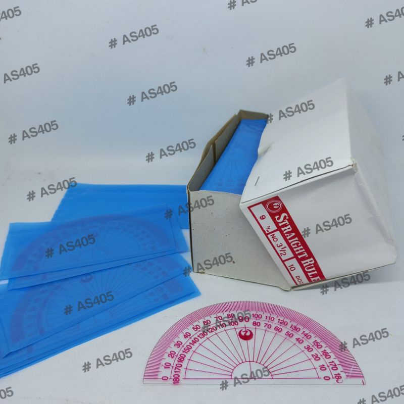 

Busur Derajat Tipis / Plastik / Mika 12 pcs