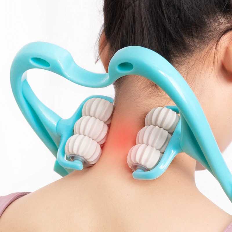 Alat Pijat Sakit Pegal Leher Manual Relaxing Neck Massager Therapy