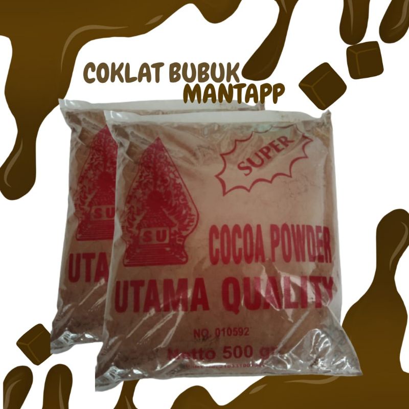 

Coklat bubuk, cocoa powder, coklat super, kemasan 500 gr