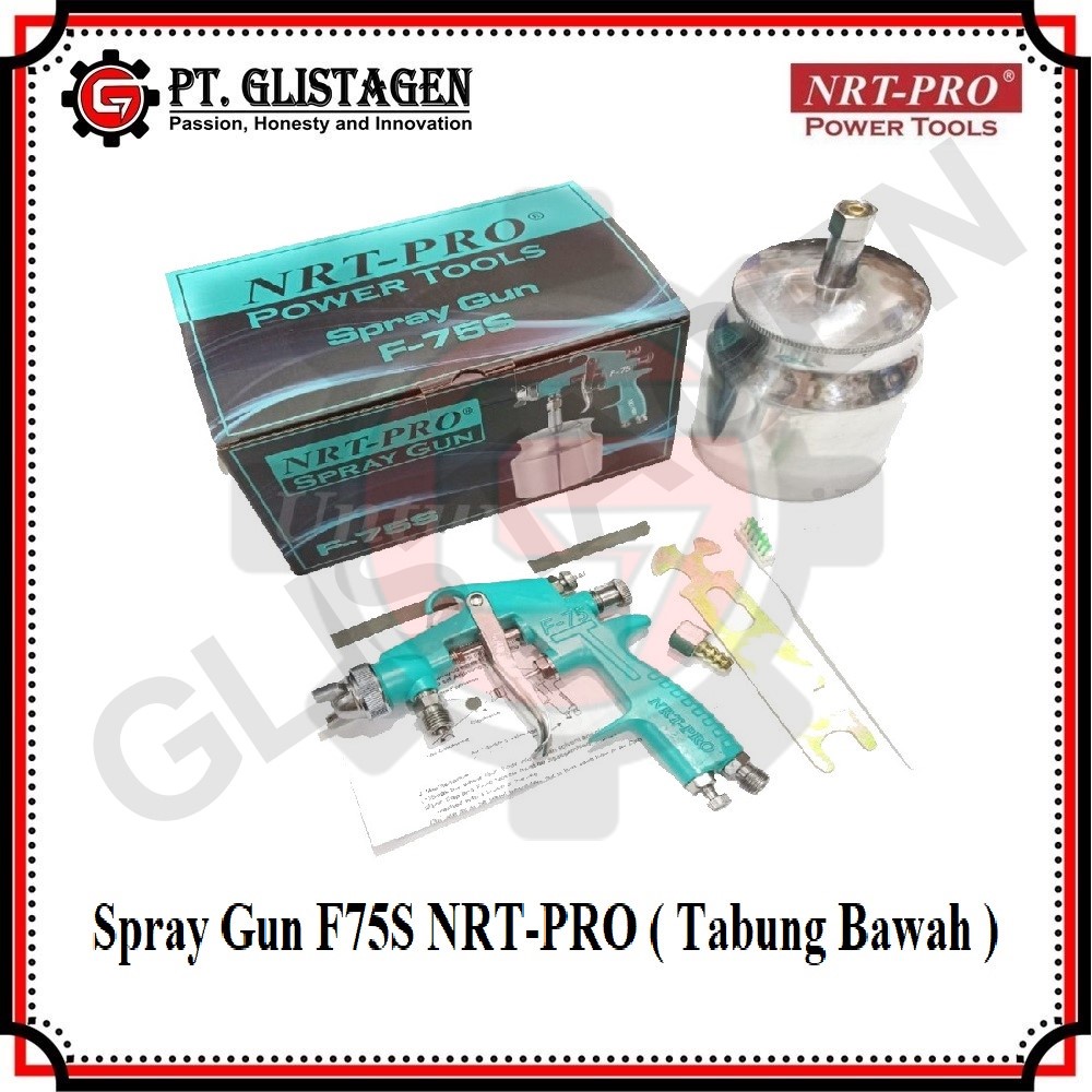 NRT-PRO F75S Spray Gun Tabung Bawah Semprot Spraygun F 75 S 75S F7S