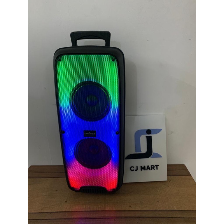 Speaker Portable Karaoke Advance 6,5&quot; Inch Double KV6270