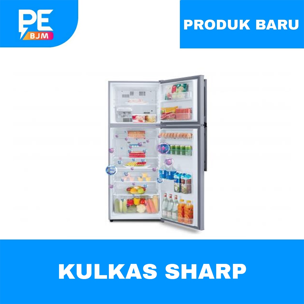 KULKAS SHARP 2 PINTU 315 LITER SJ-420GP-SD GARANSI RESMI