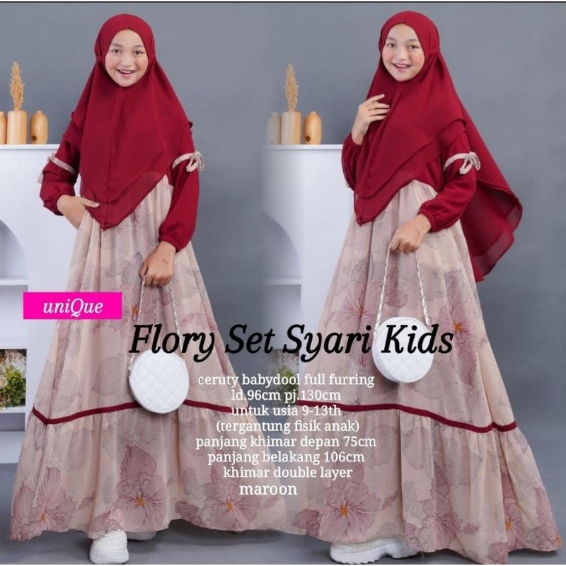 FLORY KIDS SYARI   /  ANNISA SYARI / kalea maxy kids
