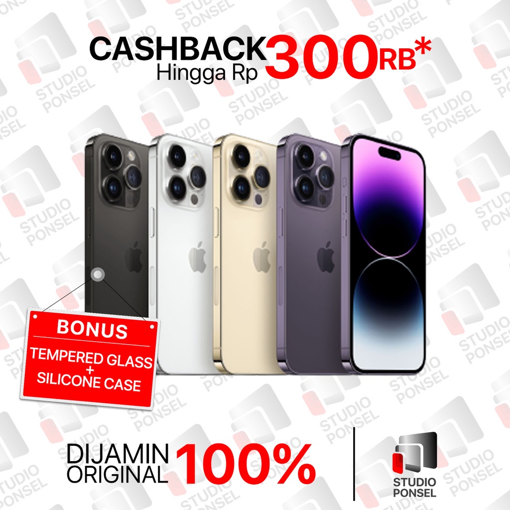iPhone 14 Pro Max 5G 1TB 512GB 256GB 128GB ProMax Garansi Resmi