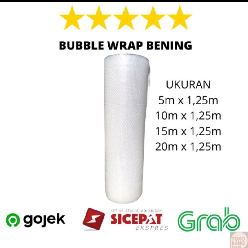 

Bubble Wrap Bening Meteran 125cmx5meter