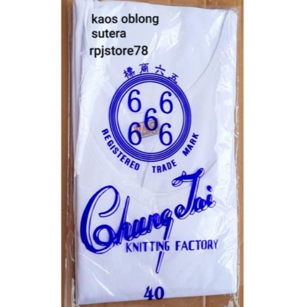 TREN TODAY [Bonus Mini Gold] KAOS OBLONG SUTERA CHUNGTAI 666 SUPER ADEM