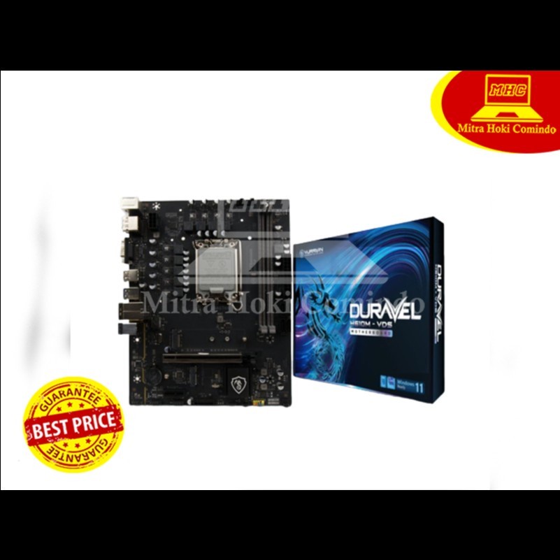 MOTHERBOARD MOBO VURRION DURAVEL H610 VDS ORIGINAL