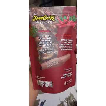 

SAMGORI Sambal Goreng Teri 180gram