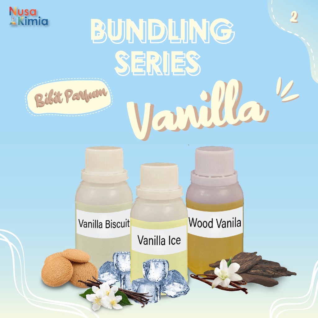 Bundling Bibit Parfum Vanila Series - 2 Kelompok Varian 100 ml