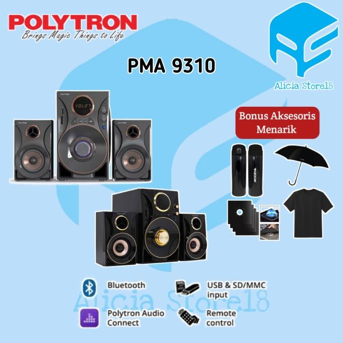 Polytron Speaker Pma 9310 / Ba Pma9310/Ba Pma9310 Multimedia Speaker